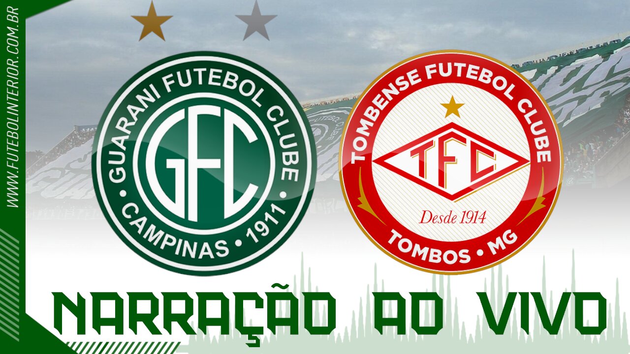 🔴 GUARANI X TOMBENSE | 17/09/23 - BRASILEIRÃO SÉRIE B - [AO VIVO]