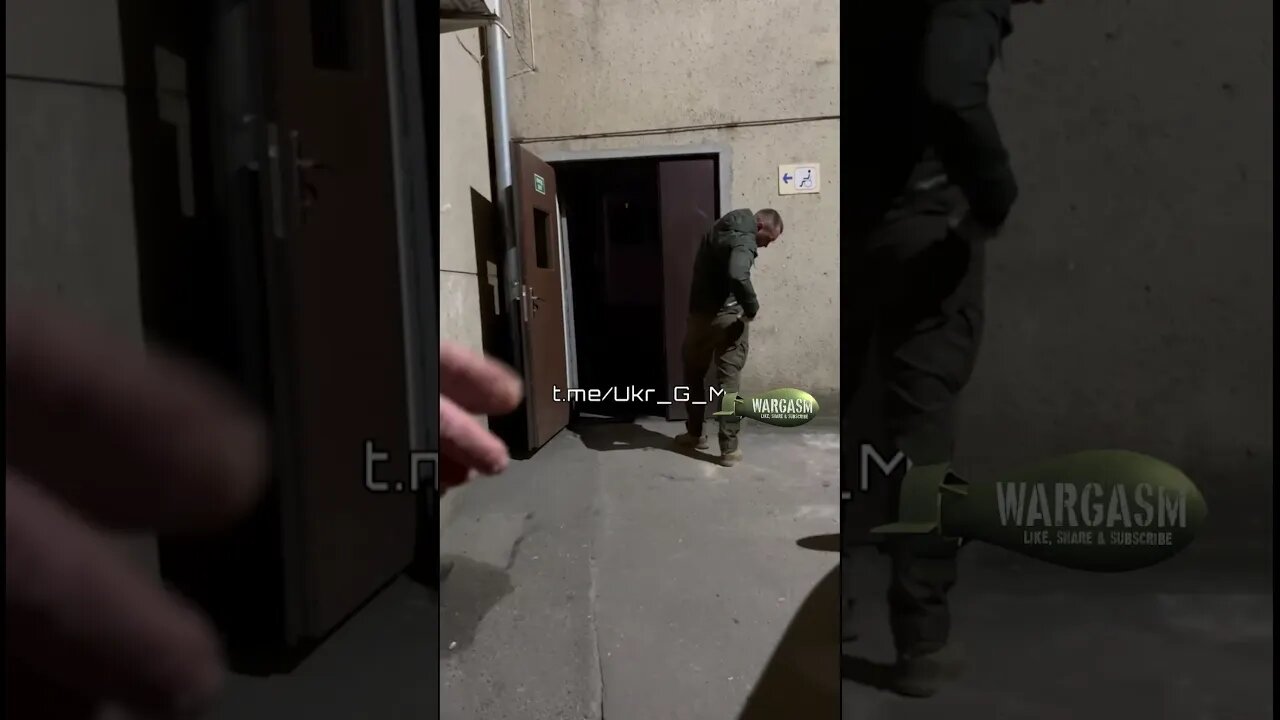 A Ukrainian 'volunteer' arrives at the military enlistment office