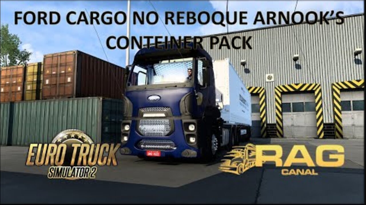 100% Mods Free: Ford Cargo no Reboque Arnook Conteiner