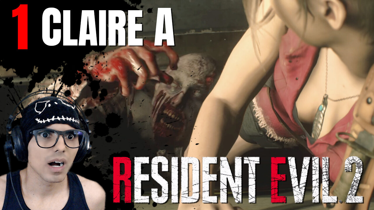 1) Resident Evil 2 Remake - Claire A Playthrough Gameplay