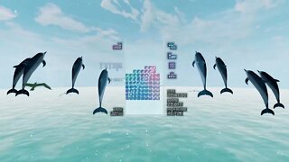 Tetris Effect Connected (PC) - Effect Modes - Playlist: Sea (SS Rank)
