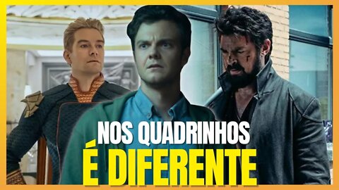 2 DIFERENÇAS DOS QUADRINHOS DE THE BOYS para A SÉRIE