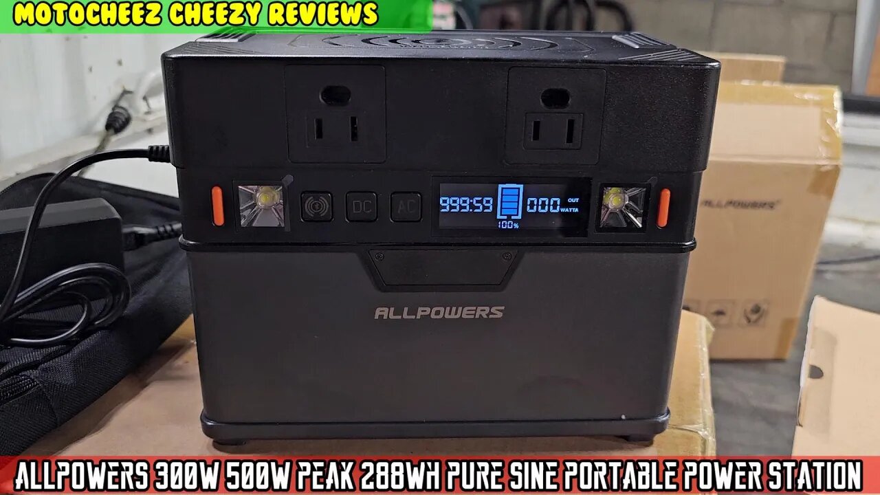 WIN THIS Allpowers S300, 300w 500w peak 288wh wireless charge pure sine portable power station