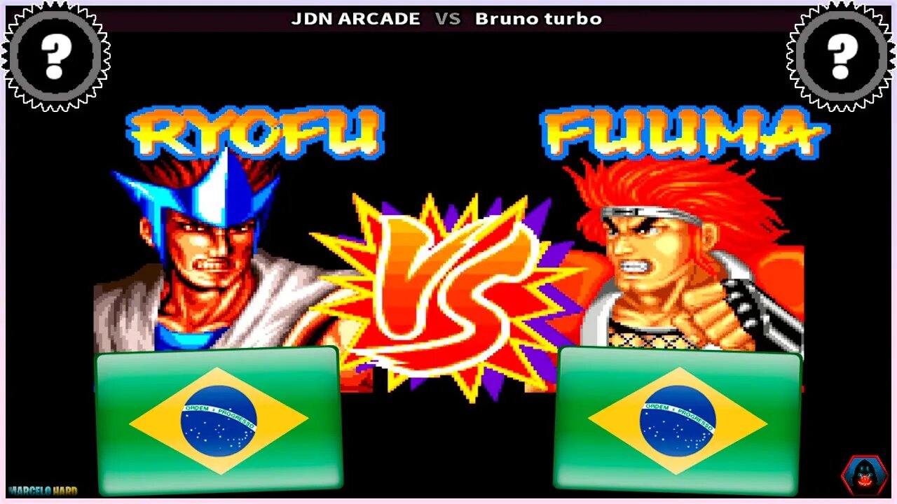 World Heroes 2 Jet (JDN ARCADE Vs. Bruno turbo) [Brazil Vs. Brazil]