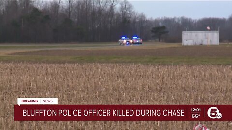 Bluffton police officer killed during chase