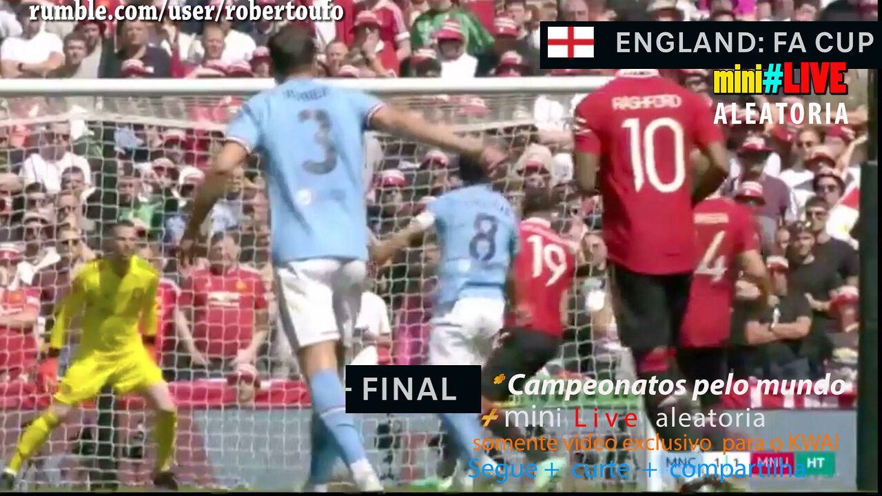 England. FA Cup 2023 FINAL -Manchester City x Manchester United miniLIVE