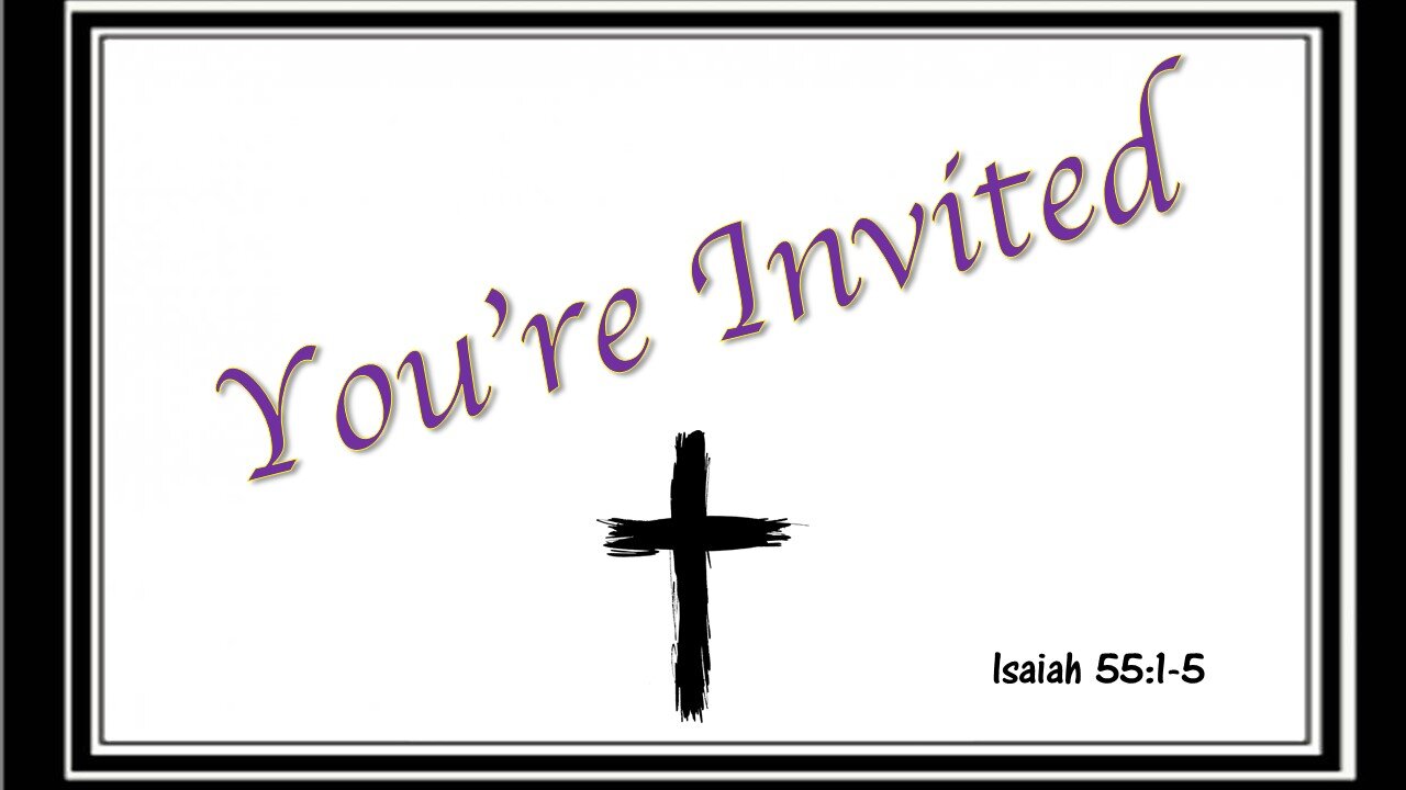 You're Invited