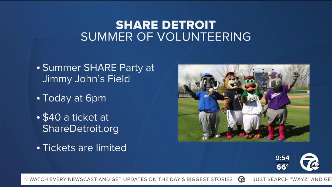 Share Detroit Summer of Volunteering