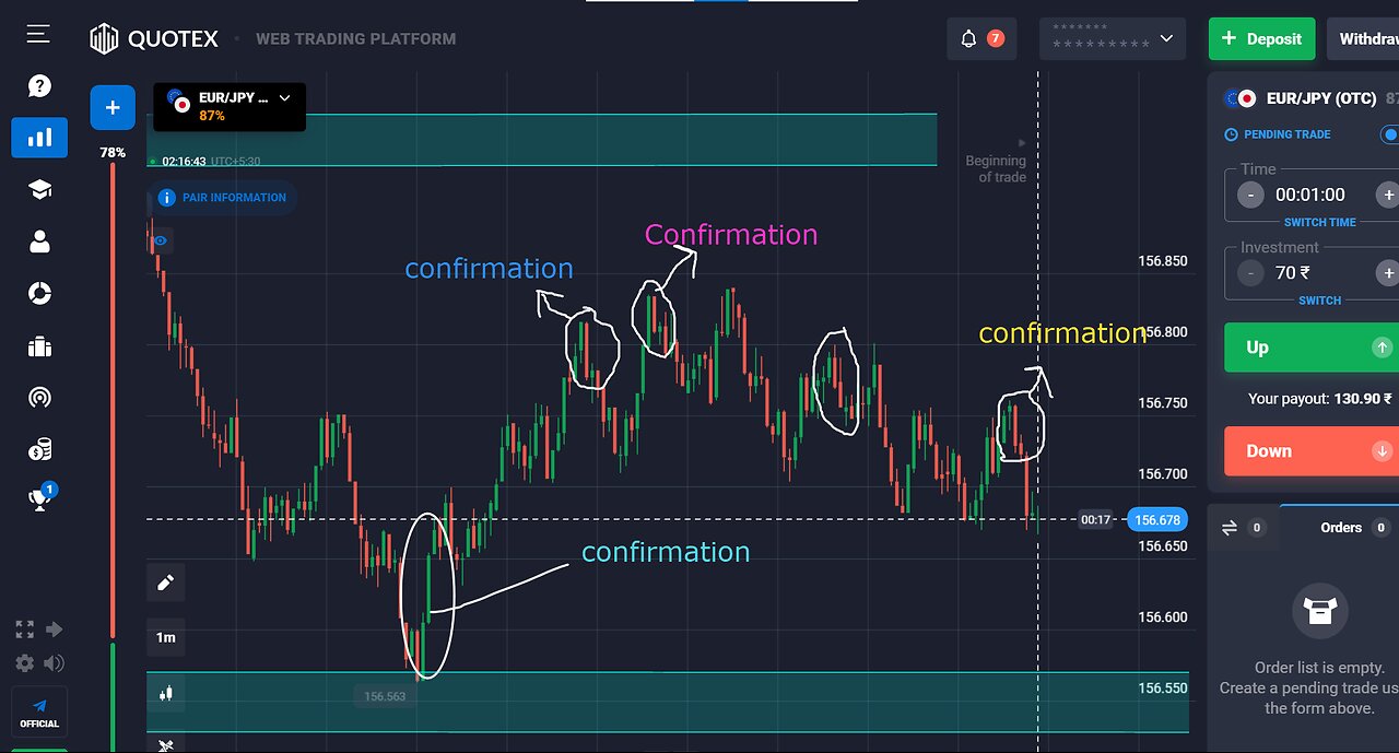 candle pattern analysis episode 1 | Quotex trading | Binary option trading