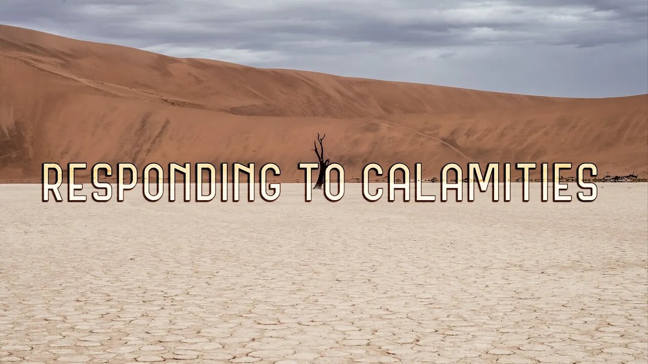 Robert Reed - Responding to Calamities