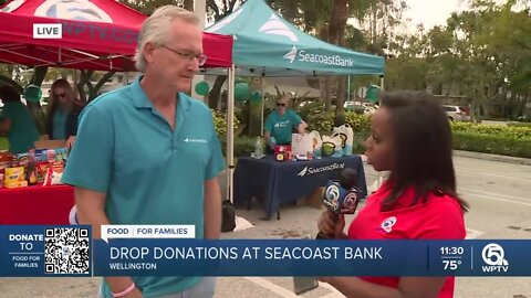 Seacoast Bank market president credits 'very generous community' for helping feed families in need