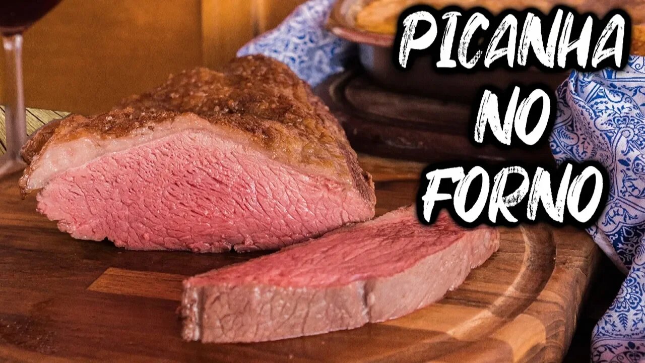 COMO FAZER PICANHA ASSADA NO FORNO - COM BATATA GRATINADA