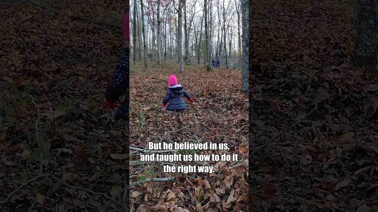 Clearing The Woods #shorts #parenting #countrylife