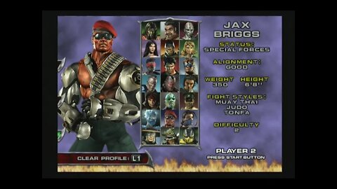 Mortal Kombat Deadly Aliance (PS2) - Jax - Arcade Mode