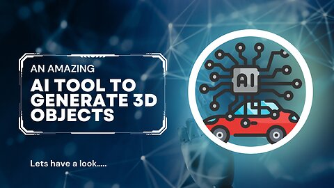2023 | This Amazing AI Tool | Can Generate For You Any Kind Of 3D Object | In Seconds