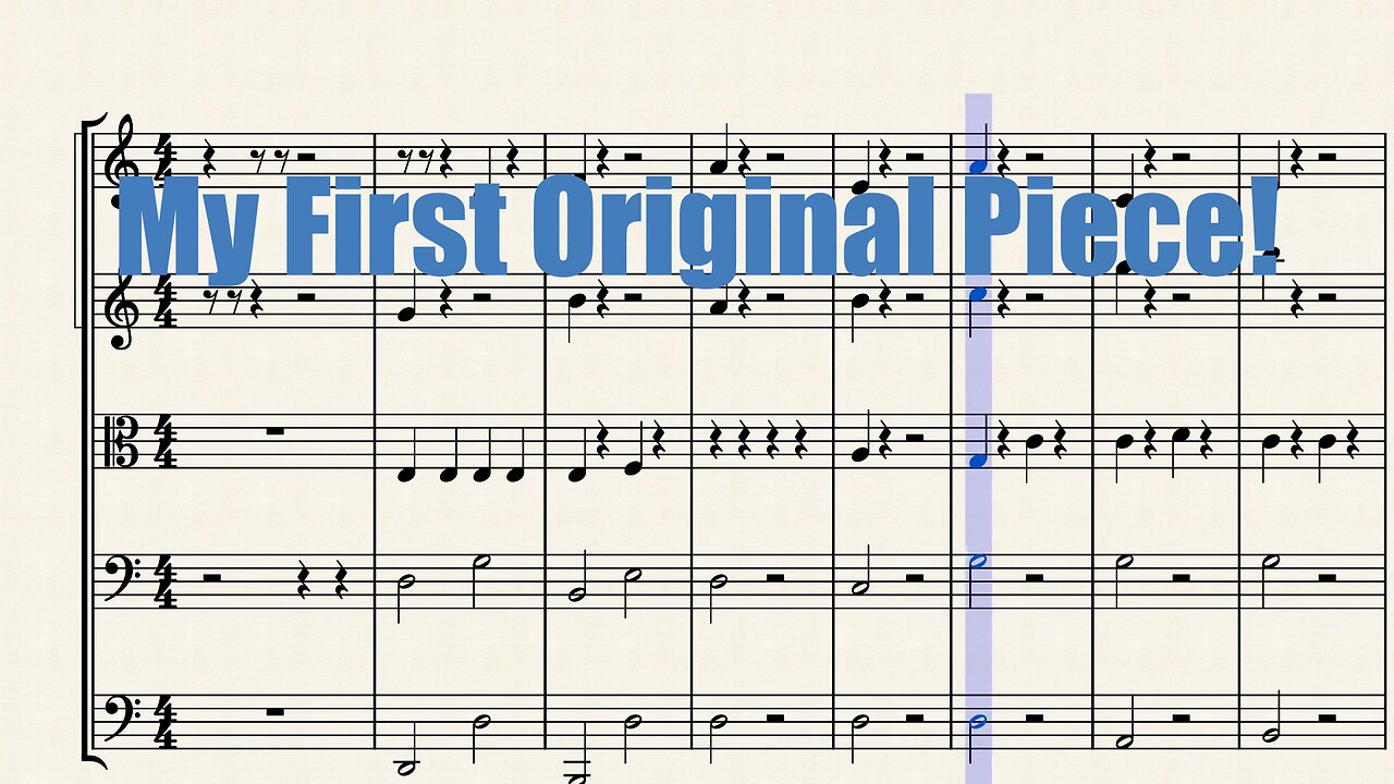 My First Original Piece Ever Made In MuseScore! | Short Piece For Quintet Part 1 (2019)