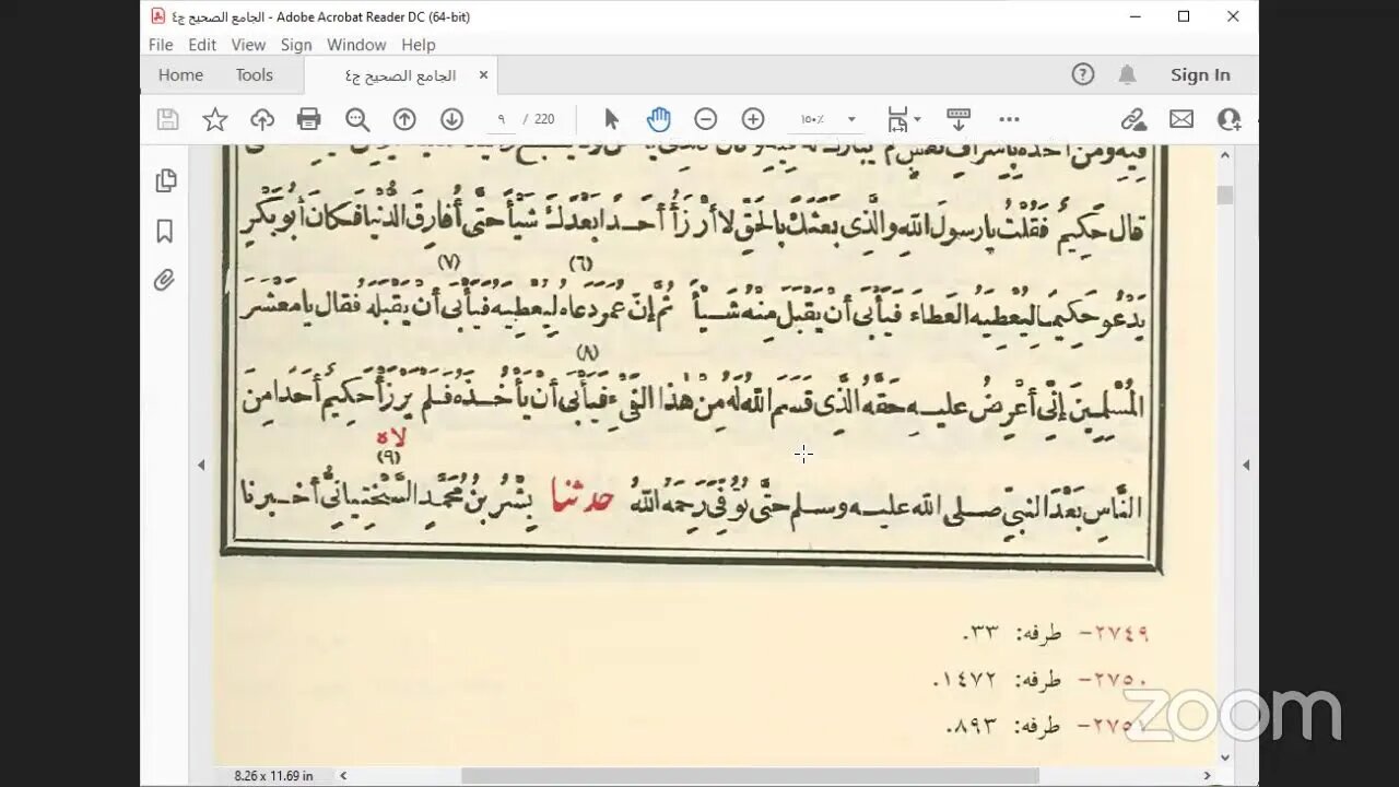18- المجلس 18 صحيح البخاري كتاب الشهادات، ح:2637 طبعة سلطانية
