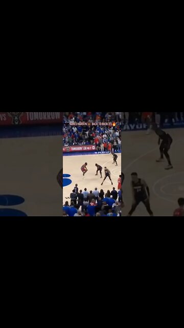 James Harden back2back 3's!!