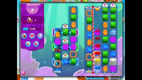 Candy Crush Level 4047 Talkthrough, 18 Moves 0 Boosters