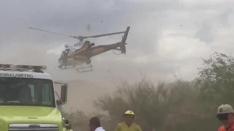 RAW VIDEO: Deputies rescue ailing hikerPima County Sheriff's deputies rescued an ailing hiker Wednesday afternoon at Tanque Verde Falls.