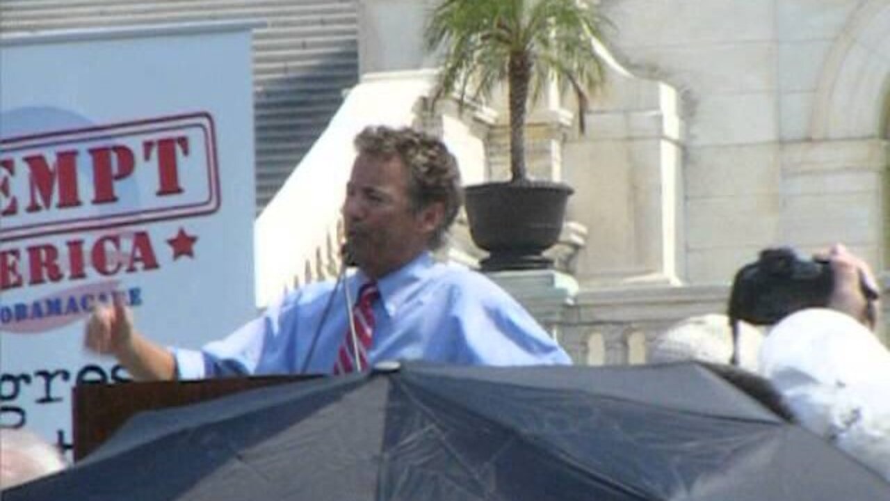 Senator Rand Paul at the Exempt America Rally
