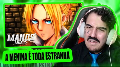 PASTOR REACT Uma Guerreira | Annie Leonhart (Shingeki no Kyojin) Mands (@Prod.Khellvyn)