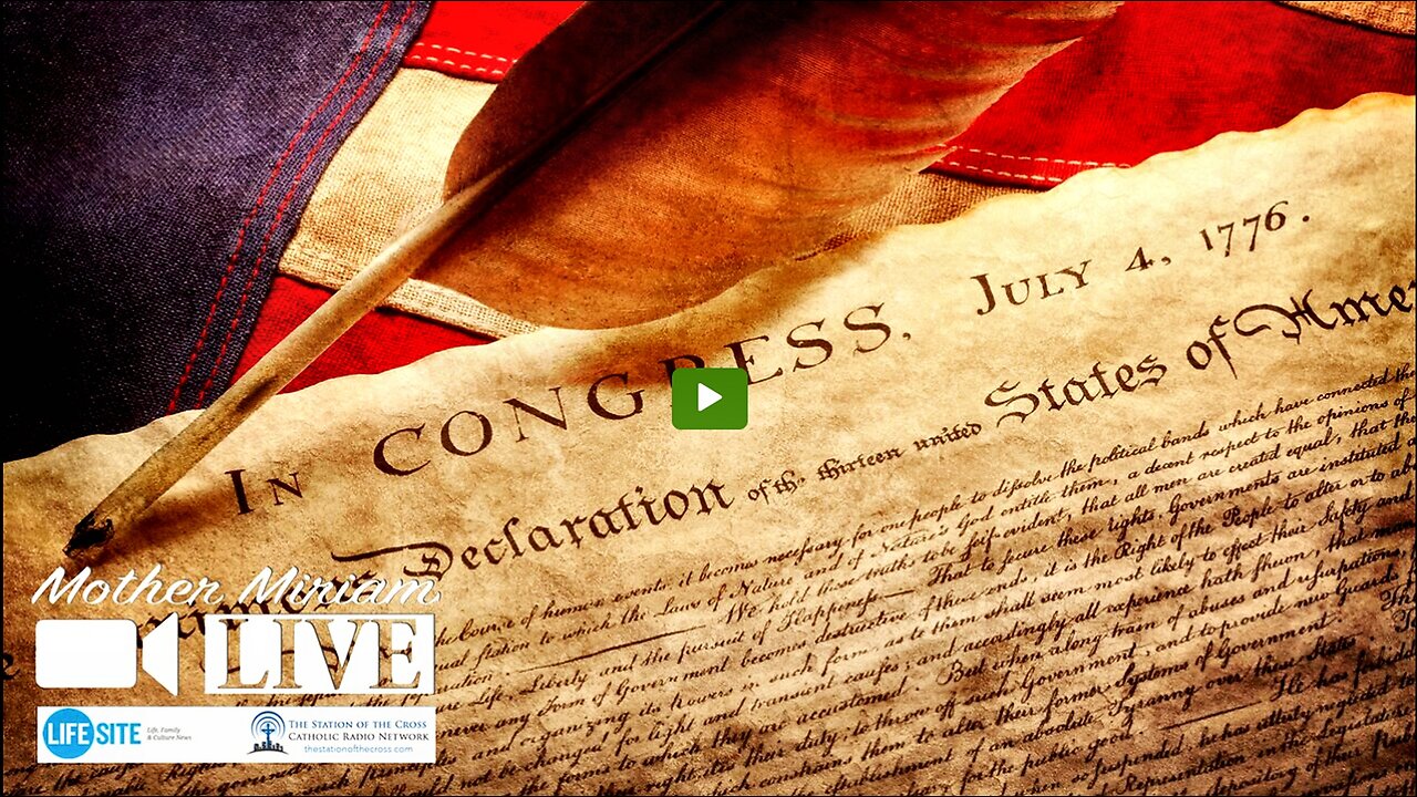 The Declaration of Independence reminds us we are created equal in God's image