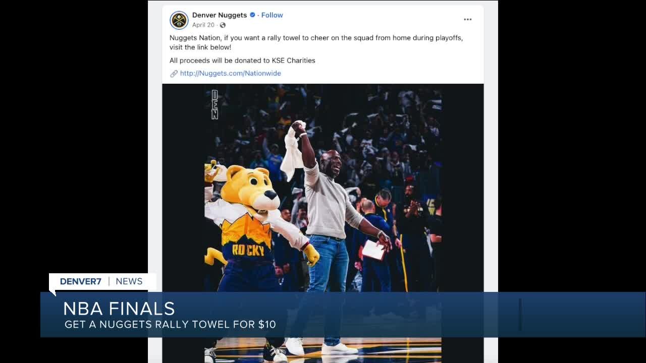 Cheer on the Nuggets with official rally towel