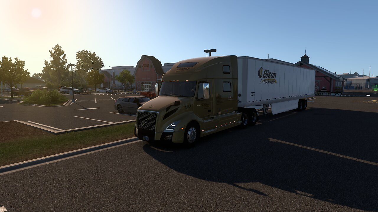 American Truck Simulator /LeftLane CustomChrome server/ Bison Transport