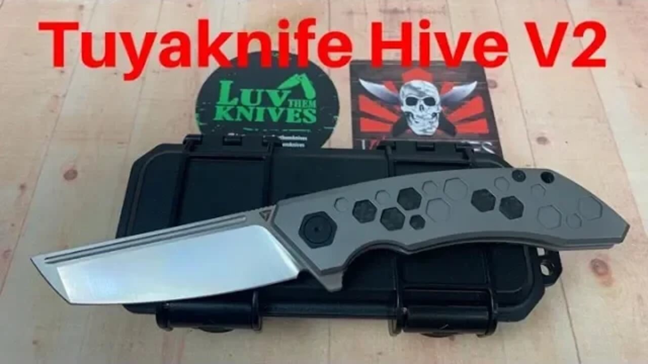 Tuyaknife Hive V2 Knife / Includes Disassembly Super smooth !!