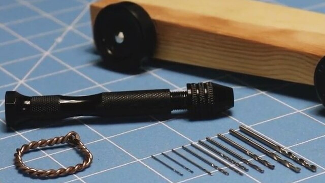 Micro Hand Drill Bit Aluminum Alloy with Keyless Chuck