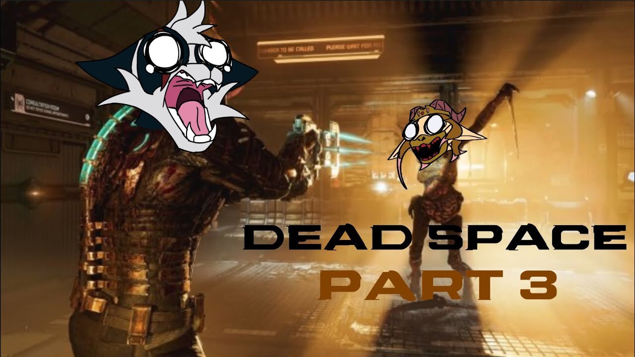 Necromorphs vs Fuzzy and Mad, who will win? | Dead Space remake part 3