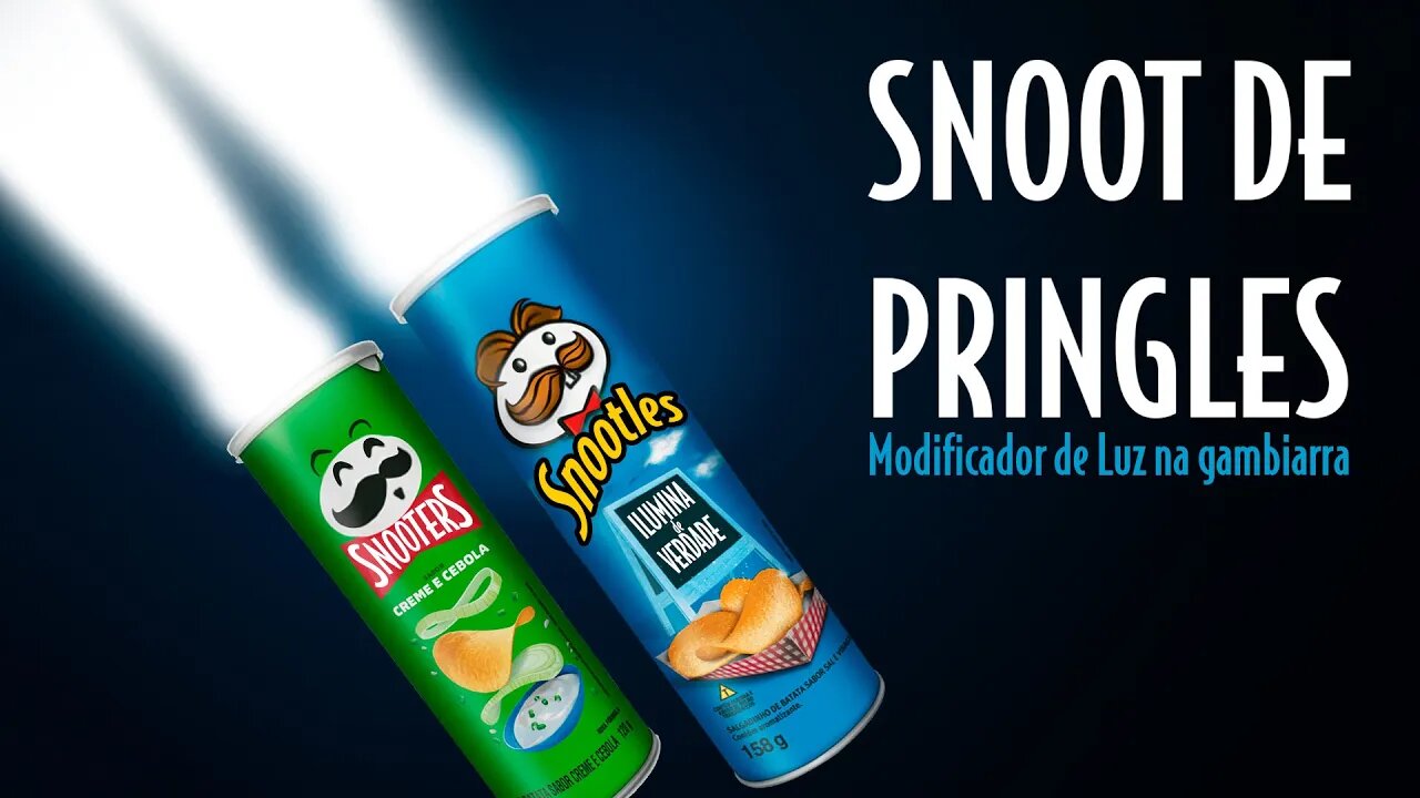 Snoot para flash com lata de Pringles - Gambiarras para Fotografia