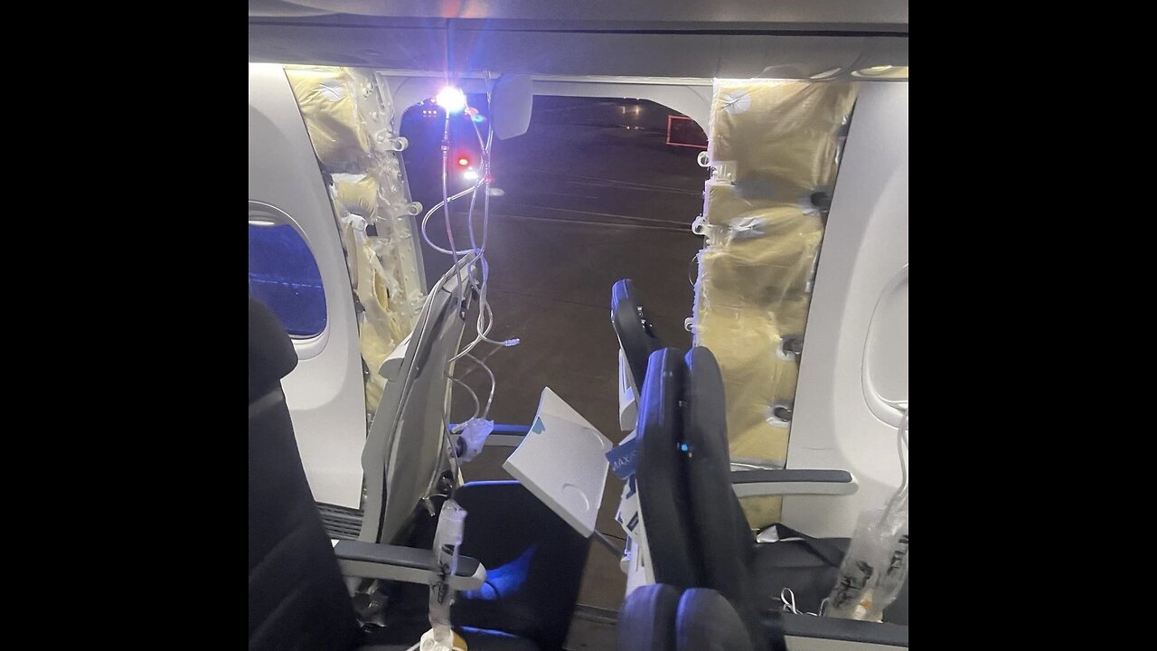 🚨BREAKING: Alaska Airlines Aircraft Window Blows Out Mid-Air #Portland | #Oregon