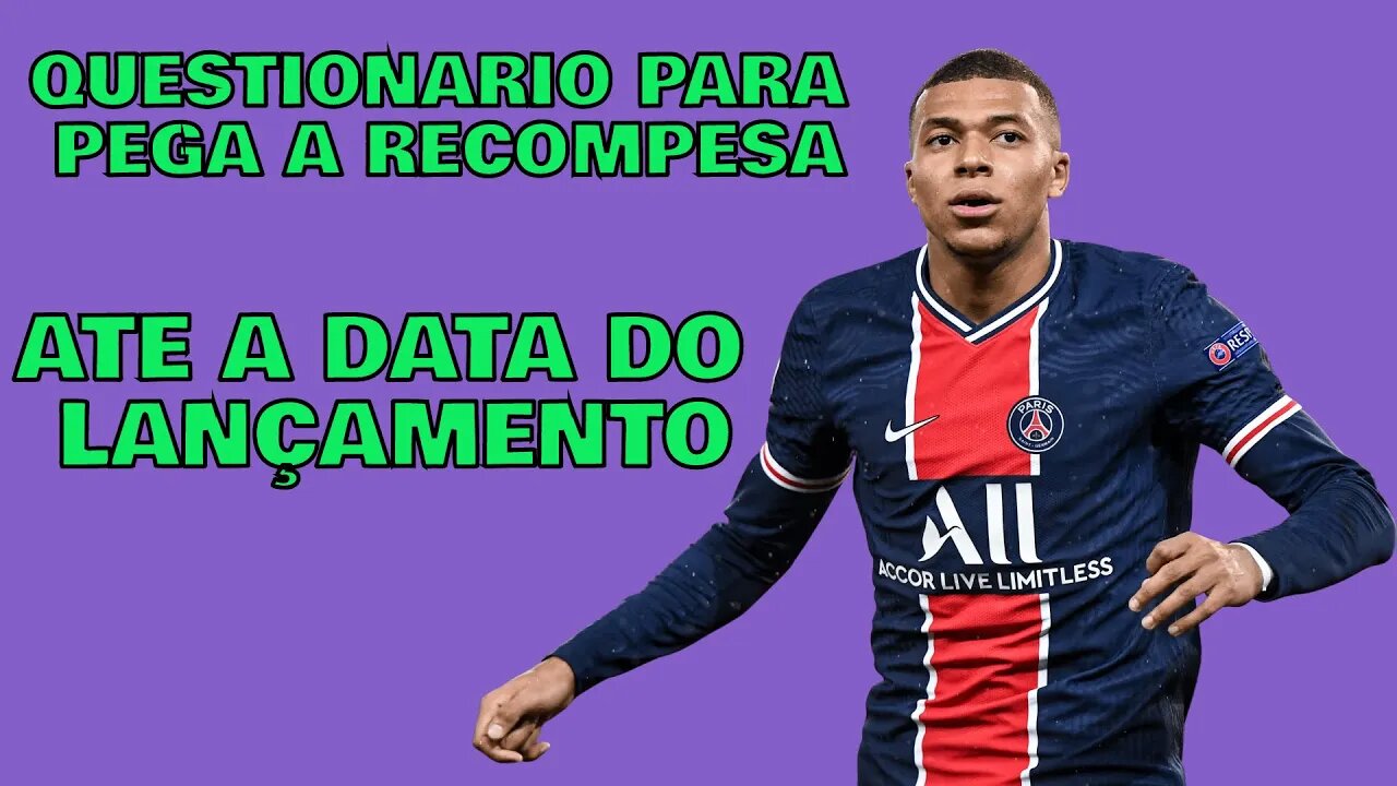 TOTAL FOOTBALL QUESTIONARIO PARA QUEM JOGOU A BETA E RESEBER AS RECOMPENSA PELO EMEIL !