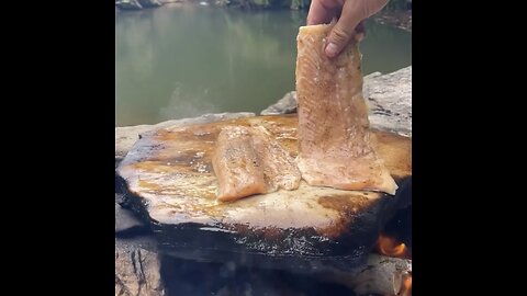 🐟🍲Crispy Fish Fry in Nature's Embrace"