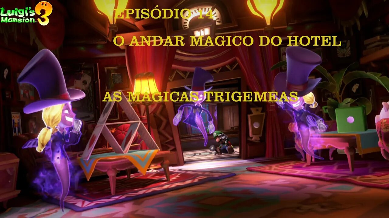 LUIGI MANSION 3 EP 14 O ANDAR MAGICO DO HOTEL