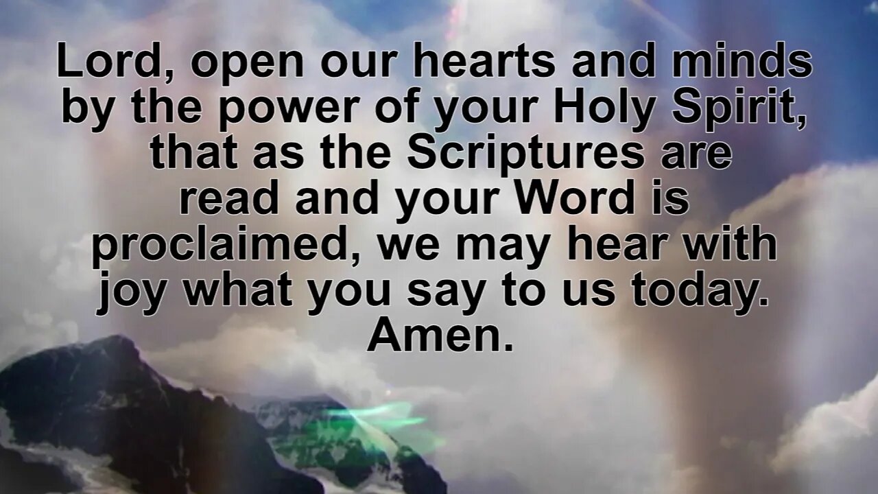 11 19 #2 Prayer of Illumination