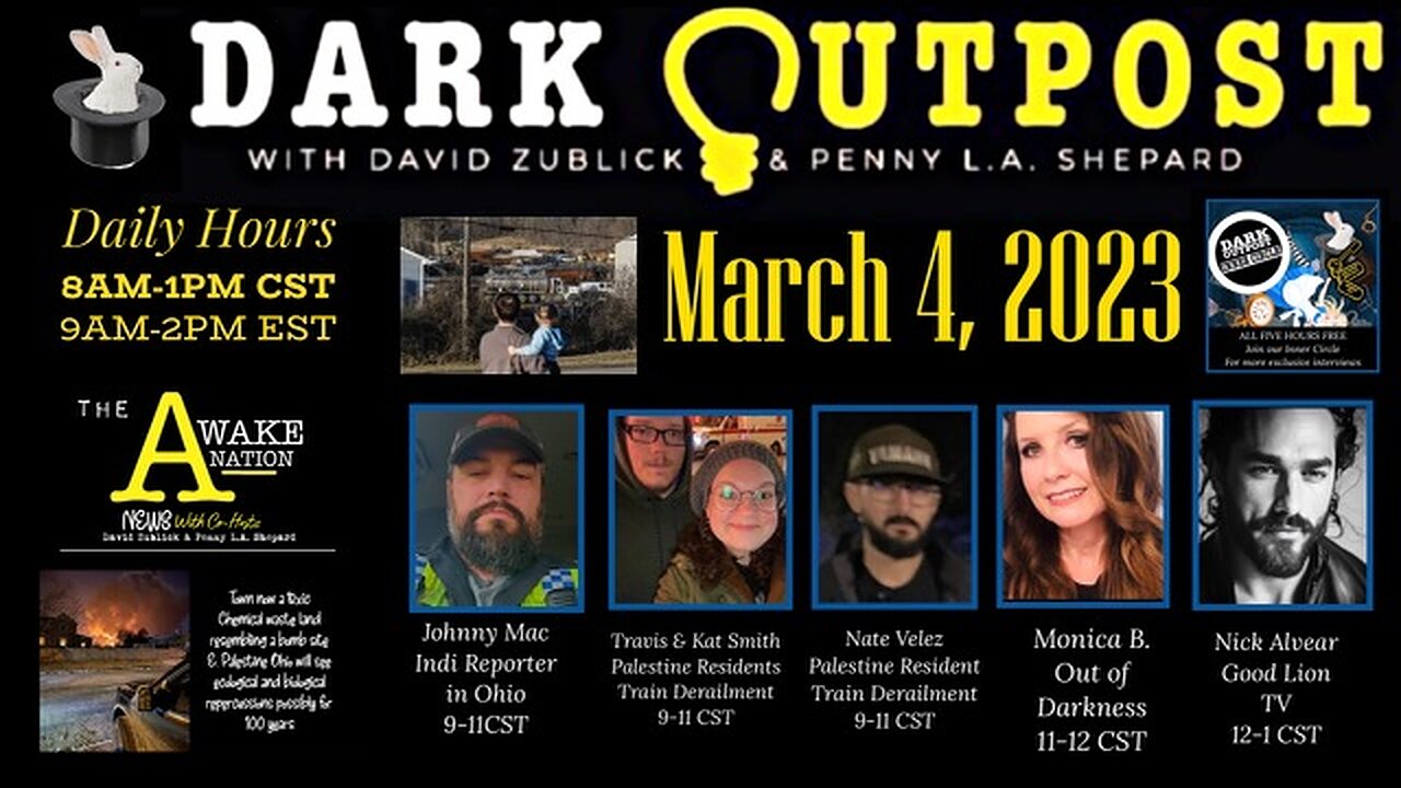 Dark Outpost Weekend Update On Ohio Train Derailment Victims!