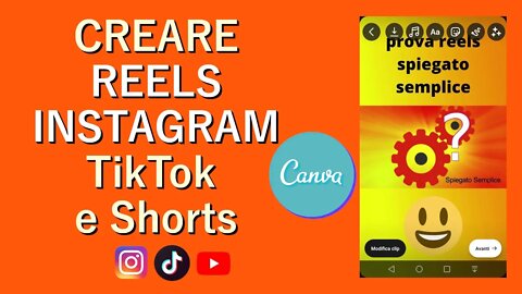 Come creare Reels con CANVA - Video verticali adatti anche per TikTok e Shorts Youtube - Tutorial!