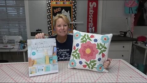 Learn How to Use Kimberbell's Clear Blue Tiles - Fun and Easy Background Quilting