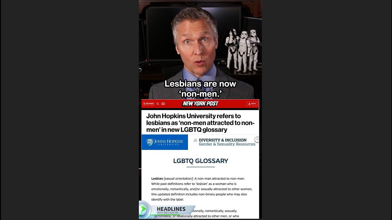 Johns Hopkins defines lesbians as ‘non-men attracted to non-men’ in LGBTQ glossary