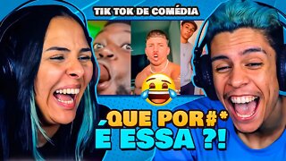 OS MELHORES TIK TOK DE COMÉDIA - TENTE NÃO RIR! #69 | [React em Casal] 🔥