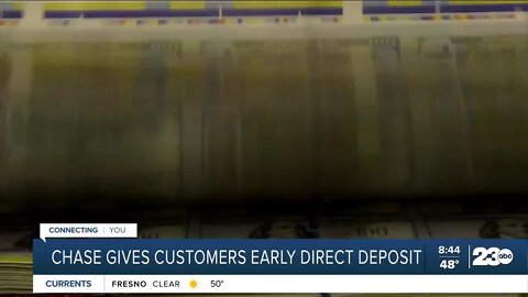 Chase bank customers will now be able to access their deposits early