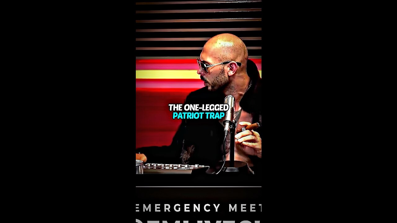 Andrew Tate on the one legged patriot trap