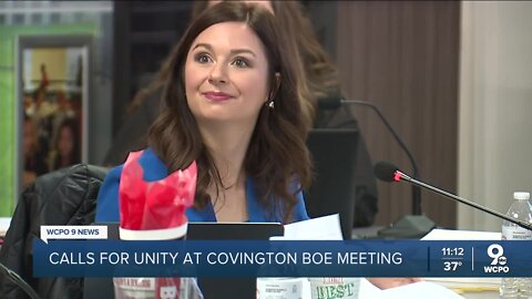 Calls for unity at Covington school board meeting