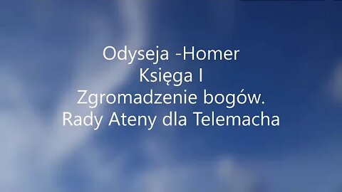Odyseja -Homer Księga I audiobook