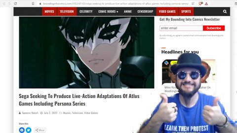 Persona Coming To The Big Screen? Sega Will Be Producing Live Action Adaptations Of Atlus Games