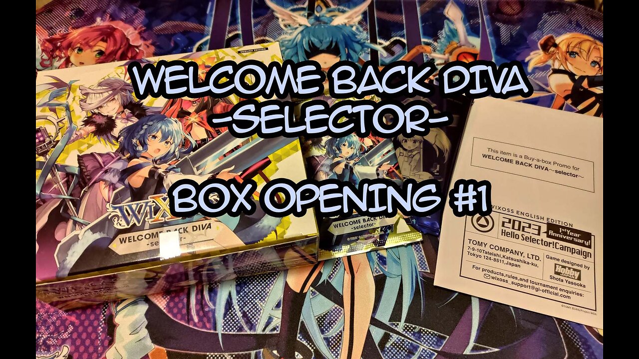 [WIXOSS] Welcome Back Diva -selector- BOX #1 (Opening #3) w/ Nyakuza (Keith) (AvirosaTCG)