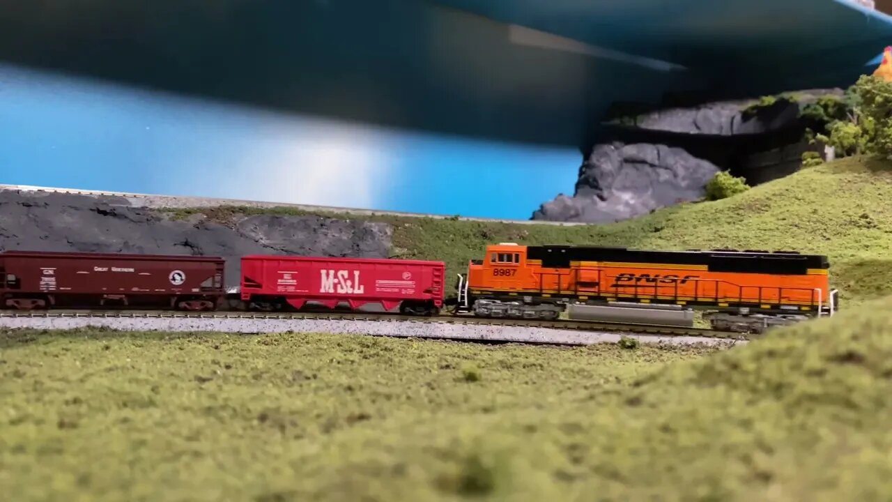 N Scale Ballast train